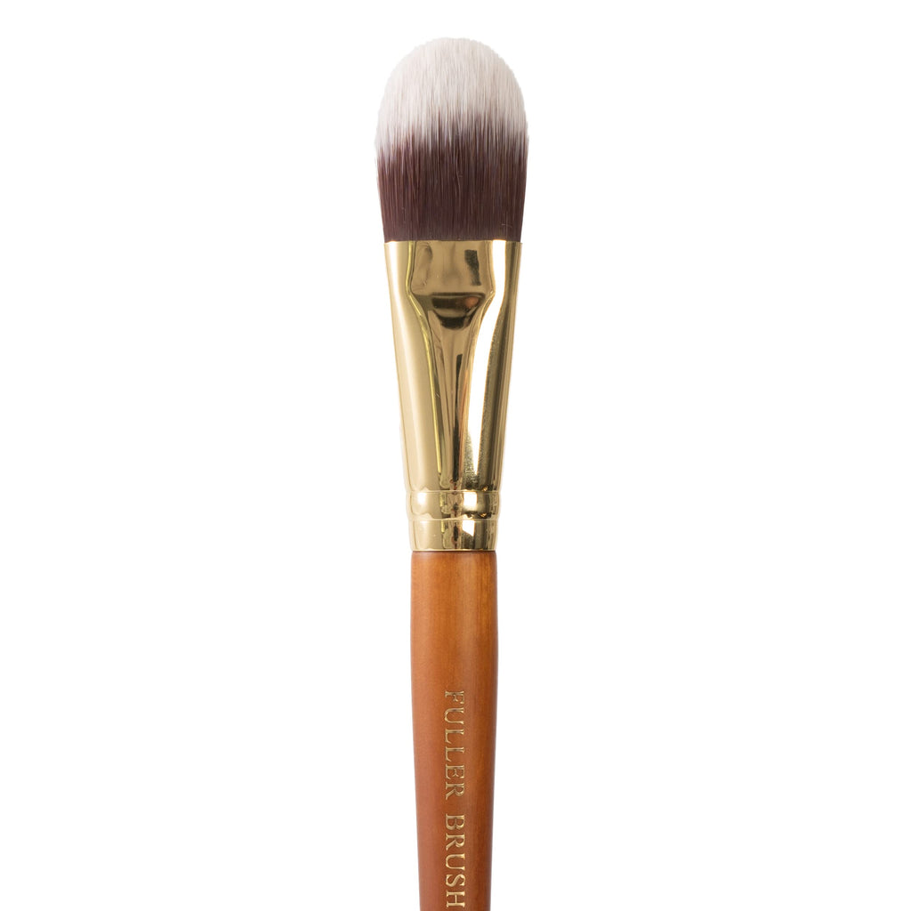 Fuller Brush Cosmetic Brush Set with Case – 7-Piece Makeup Brush Collection for Face & Eyes – Includes Powder, Foundation, Blush, Concealer, Eyeliner, Fan & Blending Brushes – Synthetic Bristles