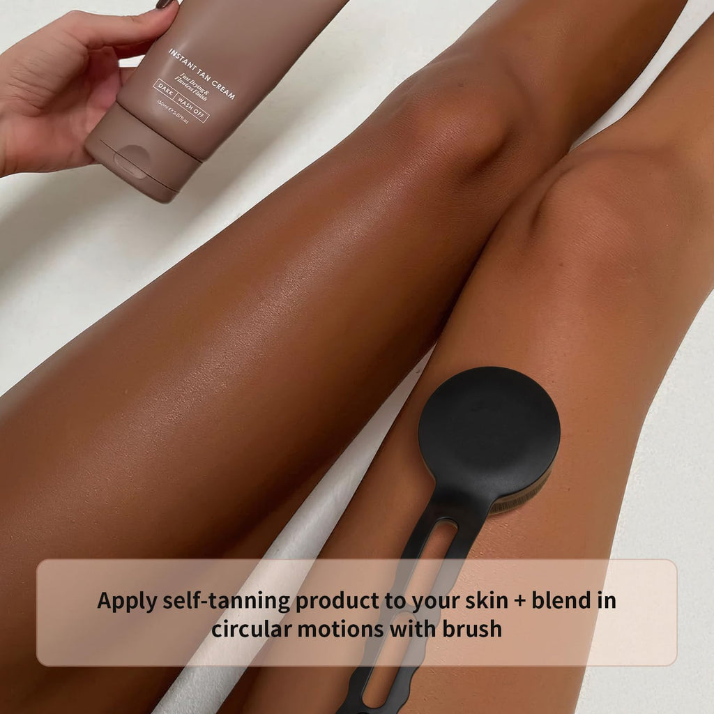 docolor Extra Large Body Makeup Brush for Self Tanner – 3 Inch Wide Head for Fast Full-Body Coverage, Soft Synthetic Fibers for Flawless Application of Foundation, Powder, Bronzer, Face and Body Brush