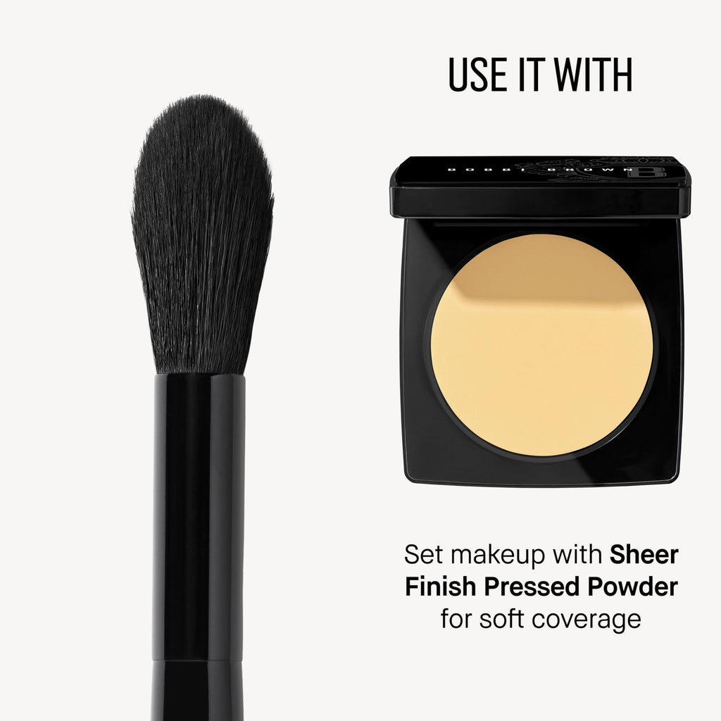 Bobbi Brown Cheek & Powder Brush | Multi-Purpose Brushes for Blending Blush, Bronzer or Powder for Seamless Application