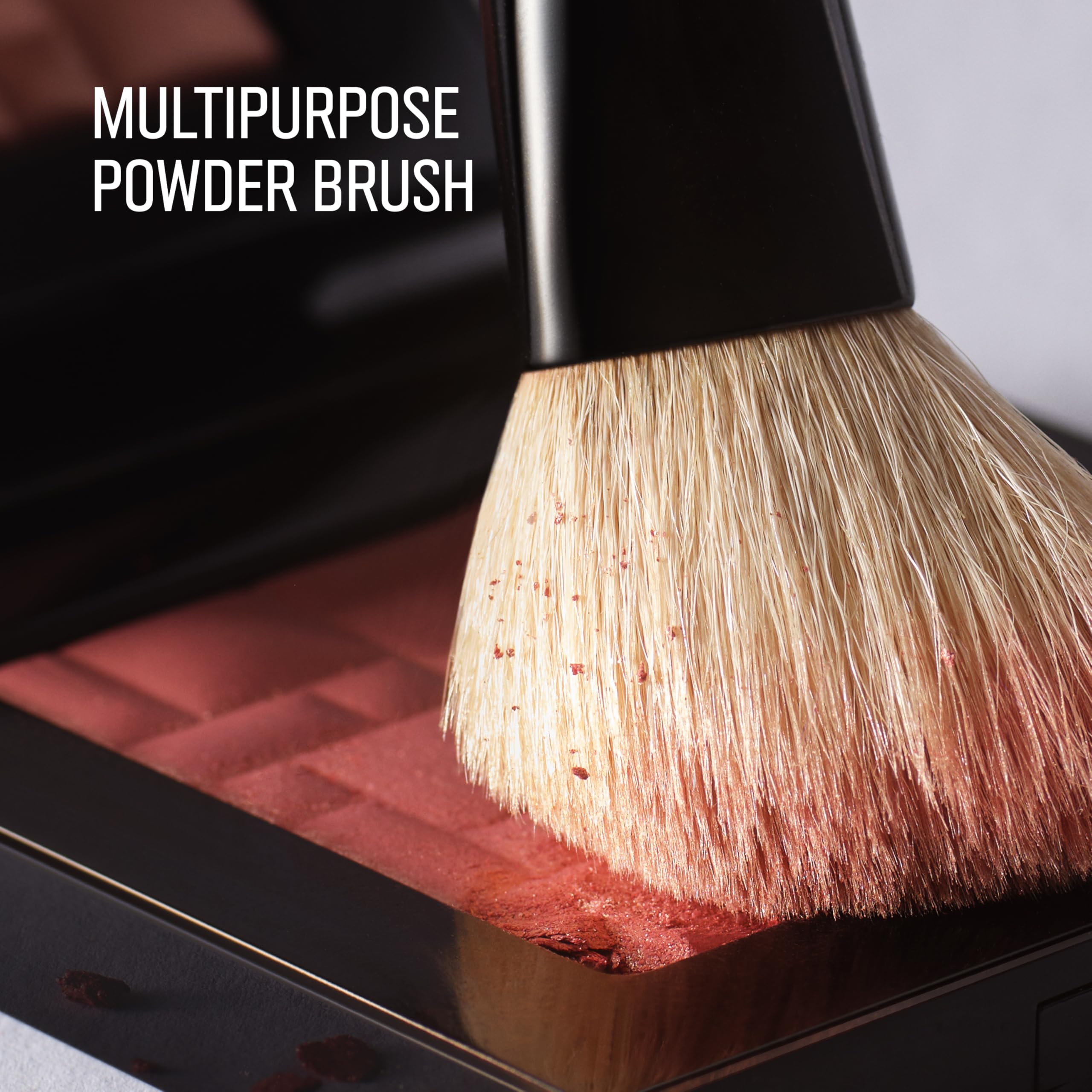 Bobbi Brown Cheek & Powder Brush | Multi-Purpose Brushes for Blending Blush, Bronzer or Powder for Seamless Application