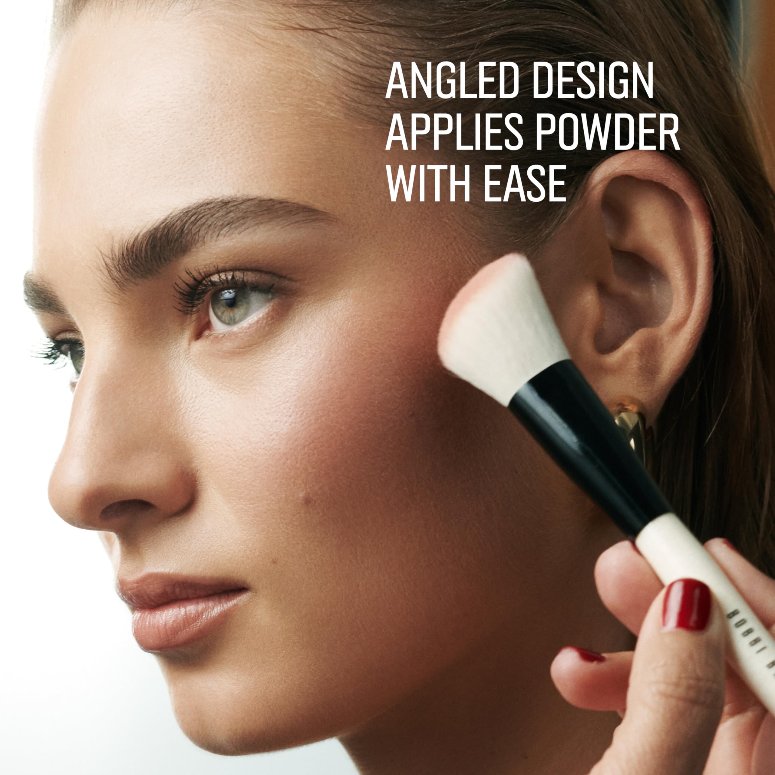 Bobbi Brown Cheek & Powder Brush | Multi-Purpose Brushes for Blending Blush, Bronzer or Powder for Seamless Application