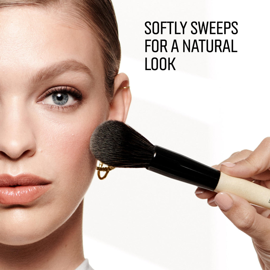 Bobbi Brown Cheek & Powder Brush | Multi-Purpose Brushes for Blending Blush, Bronzer or Powder for Seamless Application